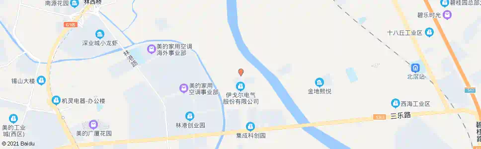 佛山大沙围工业区_公交站地图_佛山公交_妙搜公交查询2025