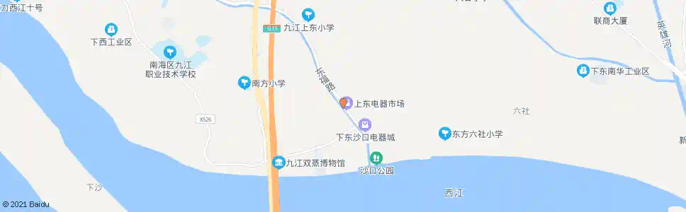 佛山闸边电器市场_公交站地图_佛山公交_妙搜公交查询2025