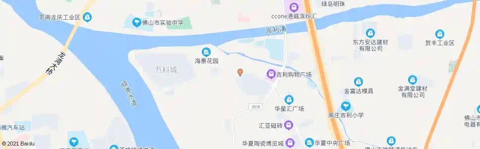 佛山吉利广场_公交站地图_佛山公交_妙搜公交查询2025