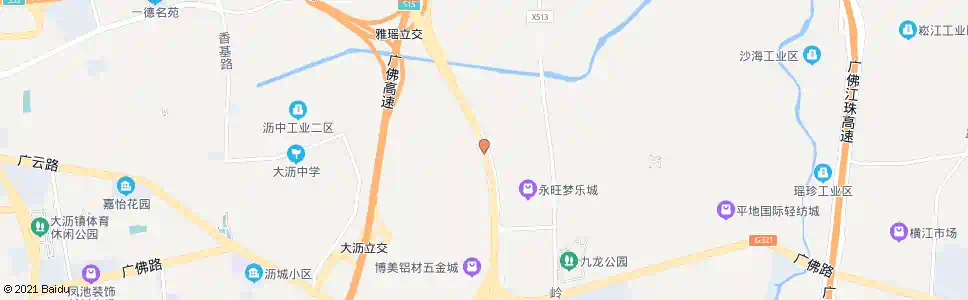 佛山联滘路口_公交站地图_佛山公交_妙搜公交查询2025