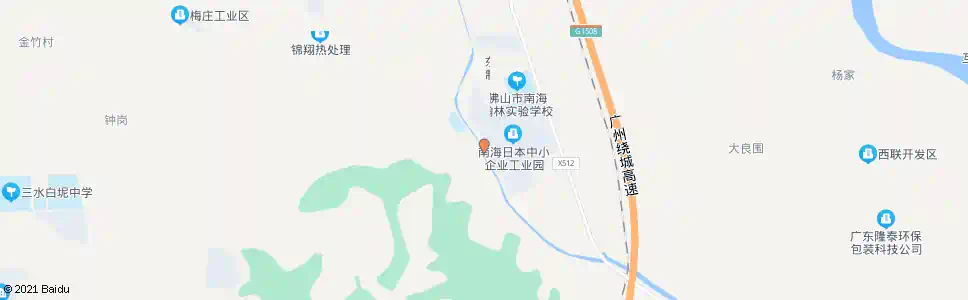佛山南丰村_公交站地图_佛山公交_妙搜公交查询2025