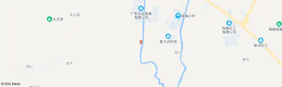 佛山杨梅工业园区站_公交站地图_佛山公交_妙搜公交查询2025