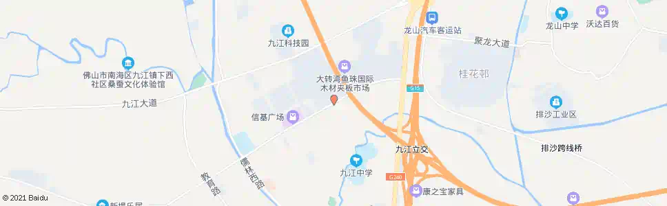 佛山下北大道古滘村口_公交站地图_佛山公交_妙搜公交查询2025