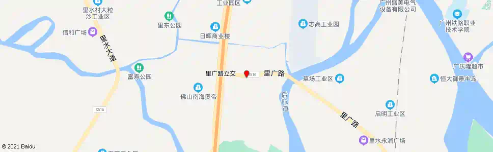 佛山丰岗收费站_公交站地图_佛山公交_妙搜公交查询2025