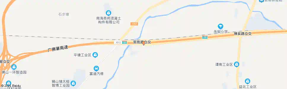佛山官窑_公交站地图_佛山公交_妙搜公交查询2025