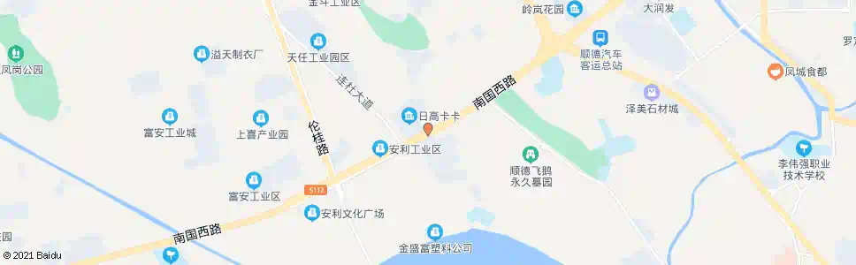 佛山黄岗村_公交站地图_佛山公交_妙搜公交查询2025