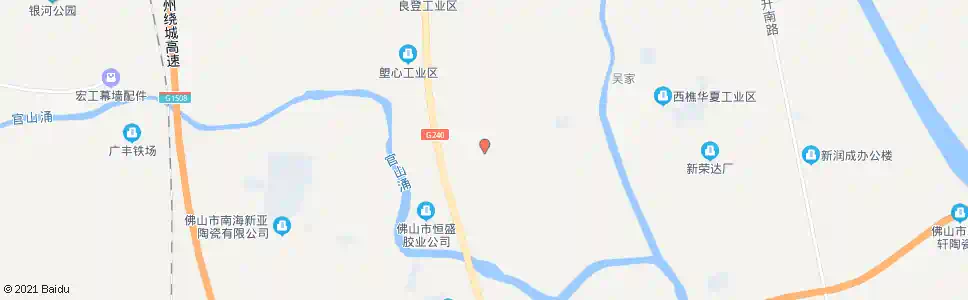 佛山张家后村_公交站地图_佛山公交_妙搜公交查询2025