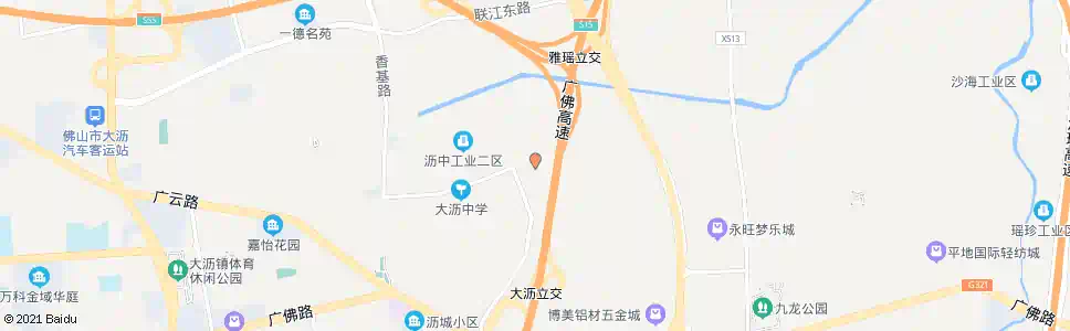 佛山联滘牌坊_公交站地图_佛山公交_妙搜公交查询2025
