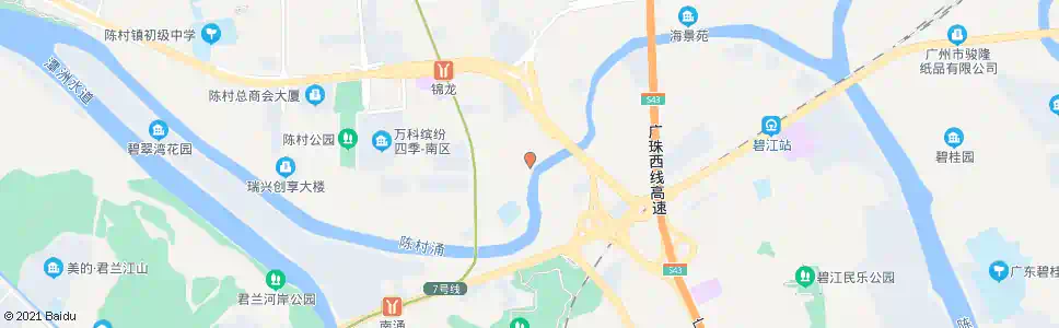 佛山南涌市场_公交站地图_佛山公交_妙搜公交查询2025