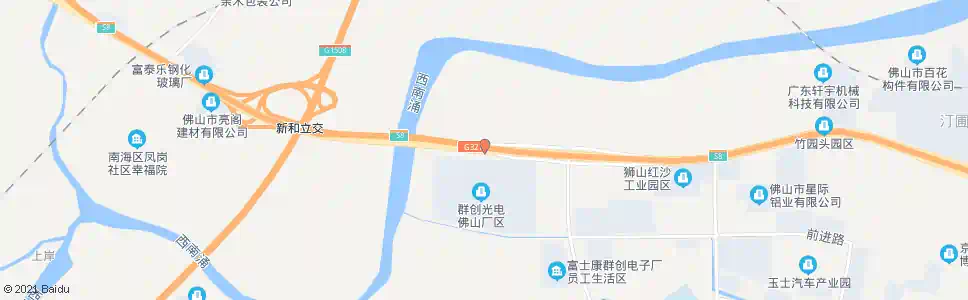 佛山奇美厂北门_公交站地图_佛山公交_妙搜公交查询2025