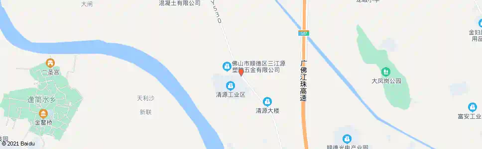 佛山清源市场_公交站地图_佛山公交_妙搜公交查询2025