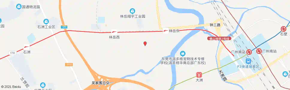 佛山富园路_公交站地图_佛山公交_妙搜公交查询2025