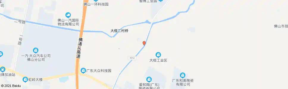 佛山大榄牌坊_公交站地图_佛山公交_妙搜公交查询2025