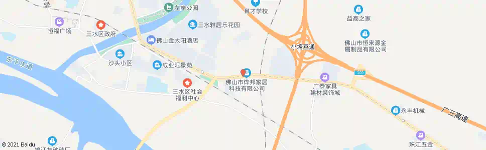佛山董营路口_公交站地图_佛山公交_妙搜公交查询2025