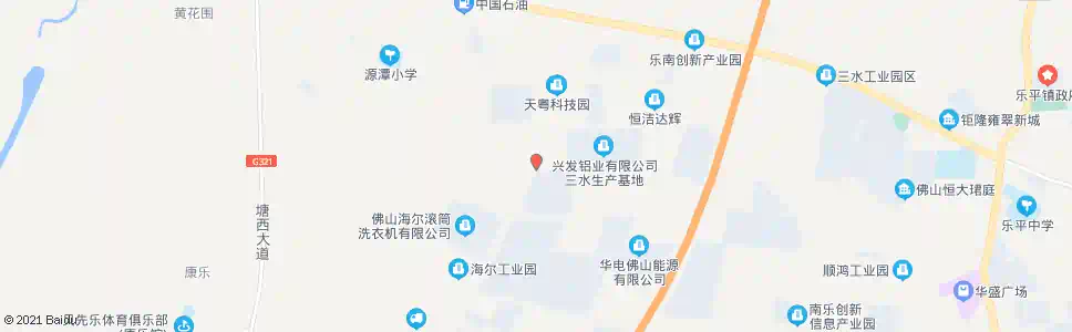 佛山兴发铝业_公交站地图_佛山公交_妙搜公交查询2025