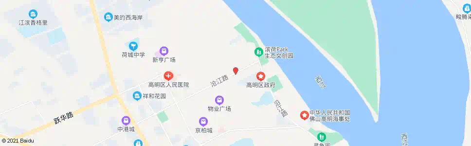 佛山街心公园_公交站地图_佛山公交_妙搜公交查询2025