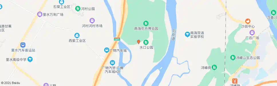 佛山水口村_公交站地图_佛山公交_妙搜公交查询2025