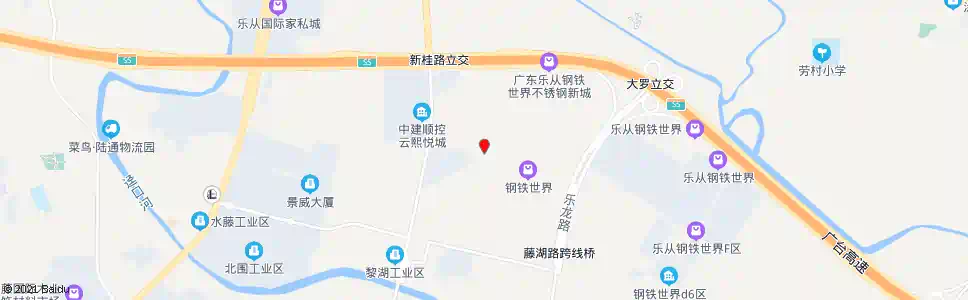 佛山钢铁世界大道_公交站地图_佛山公交_妙搜公交查询2025
