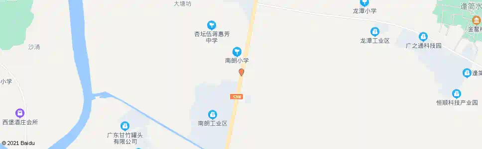佛山南朗南头坊_公交站地图_佛山公交_妙搜公交查询2025