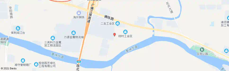 佛山二龙工业区_公交站地图_佛山公交_妙搜公交查询2025