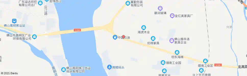 佛山镇南工业区_公交站地图_佛山公交_妙搜公交查询2025