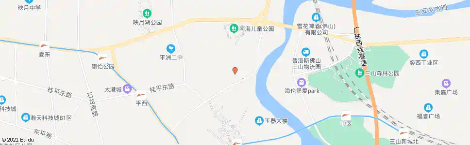 佛山平洲敬老院_公交站地图_佛山公交_妙搜公交查询2025
