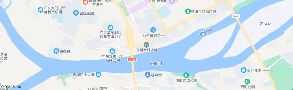 佛山万科新城湾畔_公交站地图_佛山公交_妙搜公交查询2025