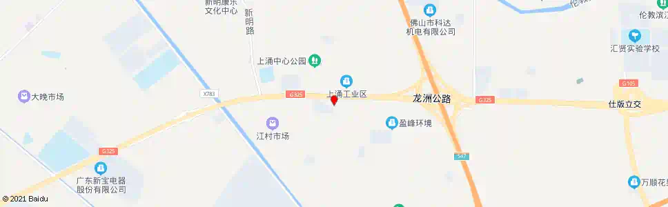 佛山工业大道江村站_公交站地图_佛山公交_妙搜公交查询2025