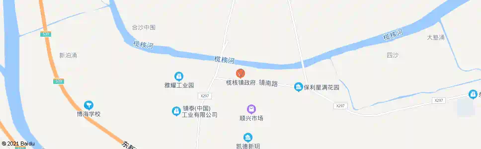 佛山榄核镇政府_公交站地图_佛山公交_妙搜公交查询2025