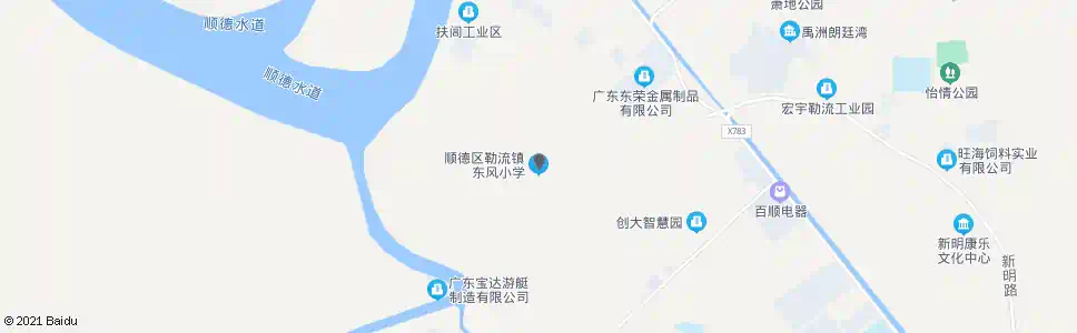 佛山东风小学_公交站地图_佛山公交_妙搜公交查询2025