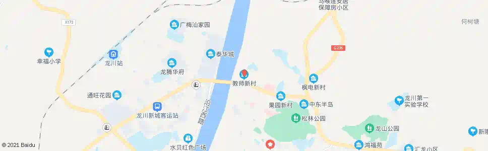 佛山龙溪大道东(教师新村)_公交站地图_佛山公交_妙搜公交查询2025