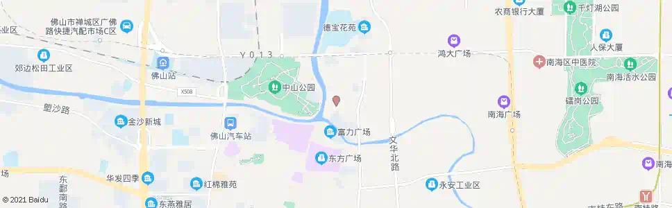 佛山人民桥_公交站地图_佛山公交_妙搜公交查询2025