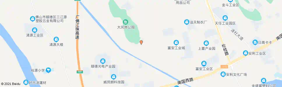佛山龙岐路口(西环路)_公交站地图_佛山公交_妙搜公交查询2025