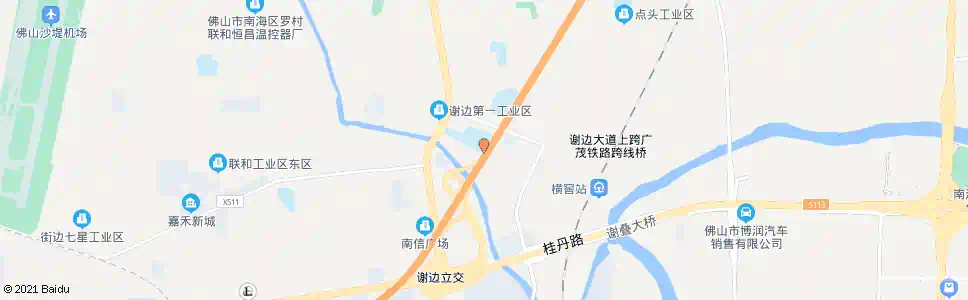 佛山佛山警校_公交站地图_佛山公交_妙搜公交查询2025