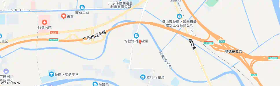 佛山雁洲村_公交站地图_佛山公交_妙搜公交查询2025