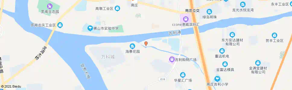 佛山吉利墟_公交站地图_佛山公交_妙搜公交查询2025