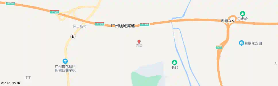 佛山赤岗村_公交站地图_佛山公交_妙搜公交查询2025