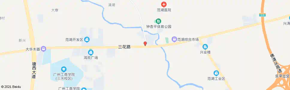 佛山三花加油站_公交站地图_佛山公交_妙搜公交查询2025