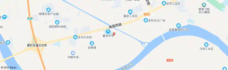 佛山新龙学校_公交站地图_佛山公交_妙搜公交查询2025