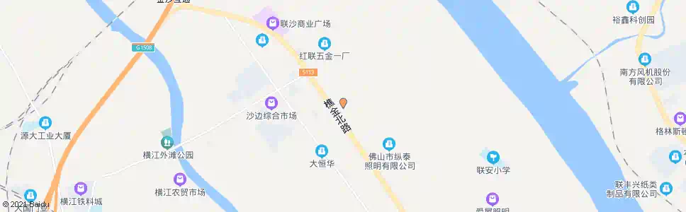 佛山马沙村路口_公交站地图_佛山公交_妙搜公交查询2025