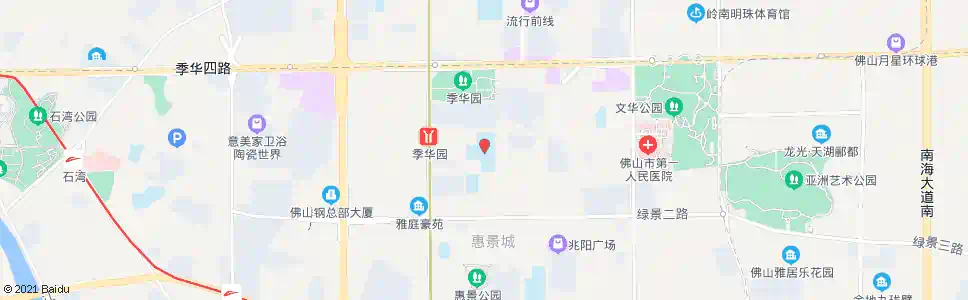 佛山灵山二中_公交站地图_佛山公交_妙搜公交查询2025