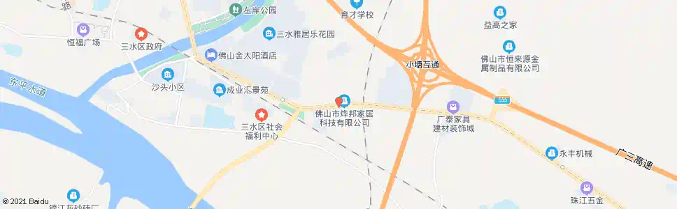 佛山营南_公交站地图_佛山公交_妙搜公交查询2025