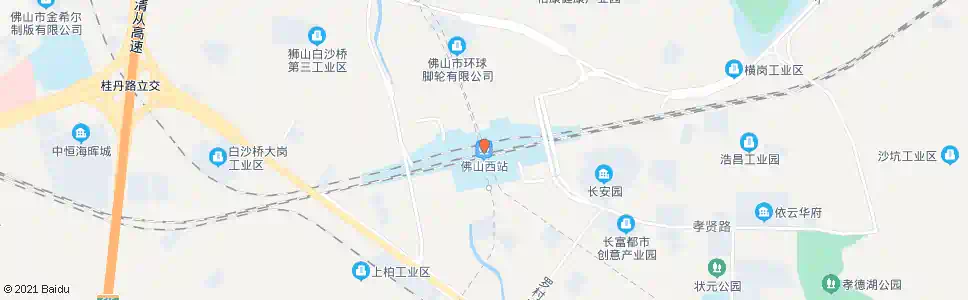 佛山城西花园_公交站地图_佛山公交_妙搜公交查询2025