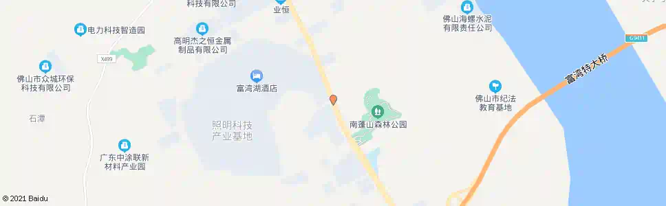 佛山富湾湖_公交站地图_佛山公交_妙搜公交查询2025