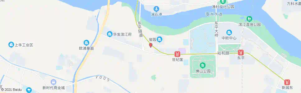 佛山招大新城站_公交站地图_佛山公交_妙搜公交查询2025