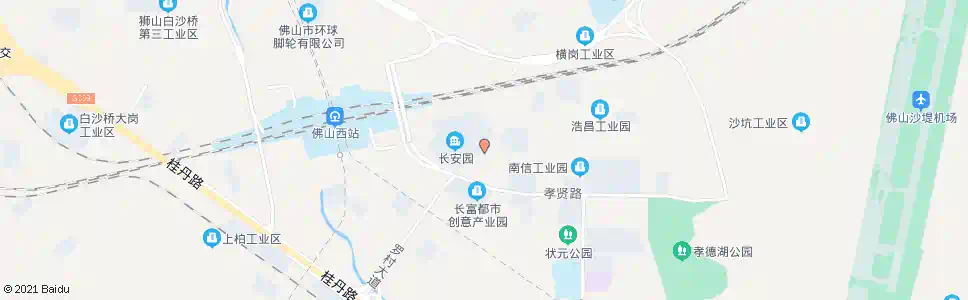 佛山长安园_公交站地图_佛山公交_妙搜公交查询2025