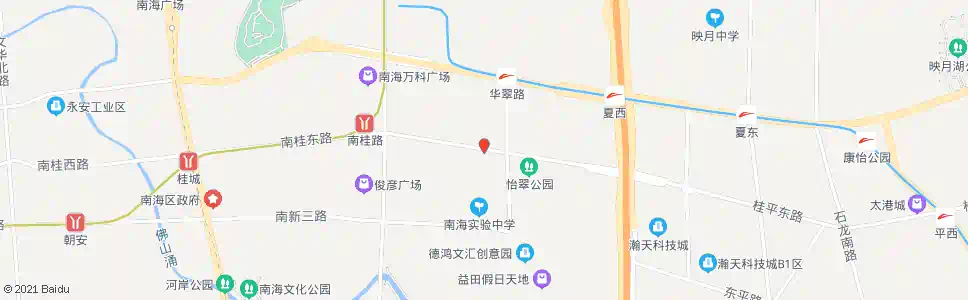 佛山怡翠花园_公交站地图_佛山公交_妙搜公交查询2025