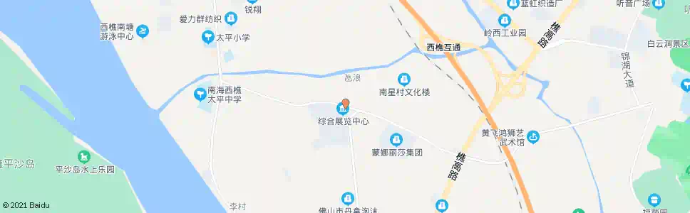 佛山北涌村_公交站地图_佛山公交_妙搜公交查询2025