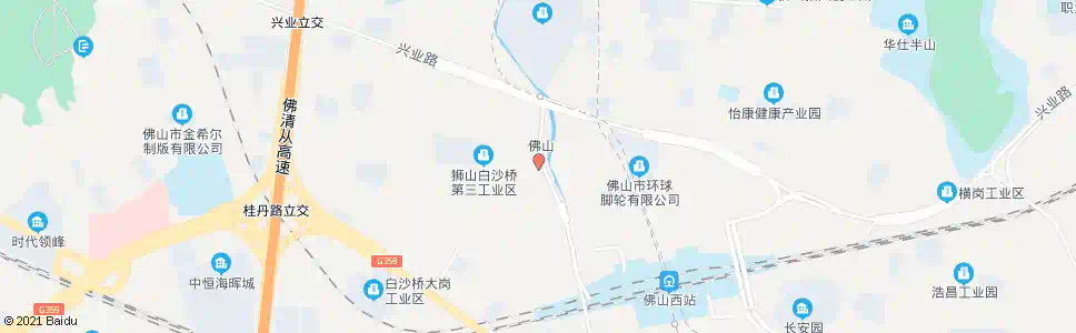 佛山白沙桥牌坊_公交站地图_佛山公交_妙搜公交查询2025