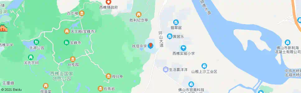 佛山执信中学_公交站地图_佛山公交_妙搜公交查询2025